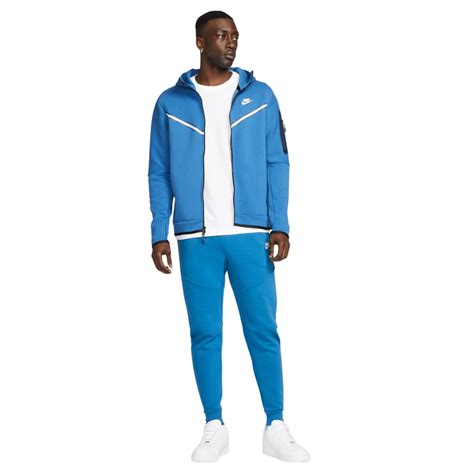 nike tech pak blauw wit|blauw tech fleece.